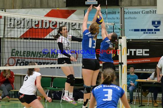 Volleyball Damen 3. Liga Süd SV Sinsheim gegen TSV Schmiden 18.02.2017 (© Siegfried)